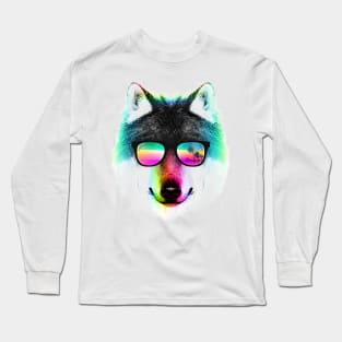 Summer Wolf Long Sleeve T-Shirt